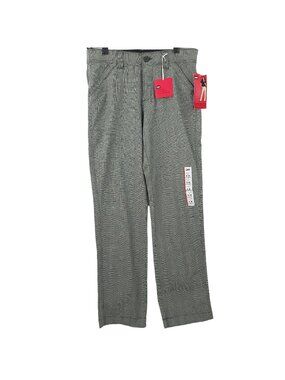 Lee Straight Leg Trousers Womens 8M Glen Plaid Sinfully Soft Comfort Fit New